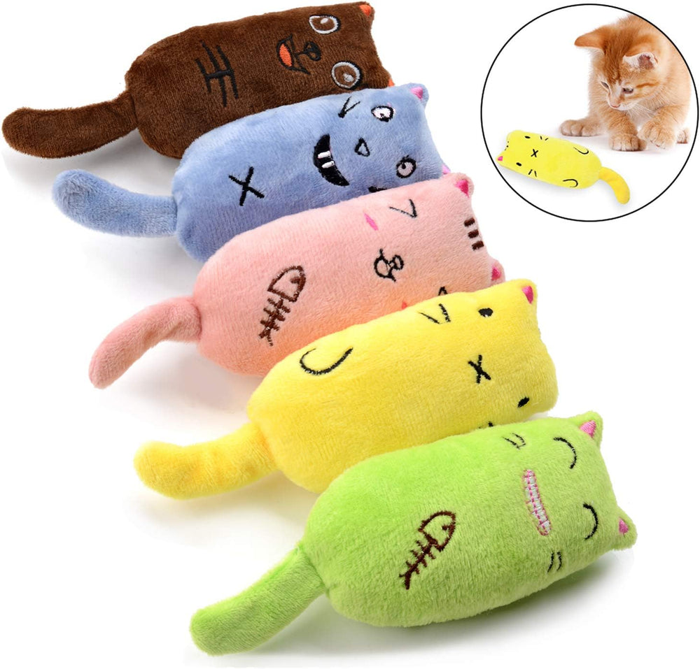 Catnip Mice Toys for Cats - 5 Pack Chew and Teething Toys