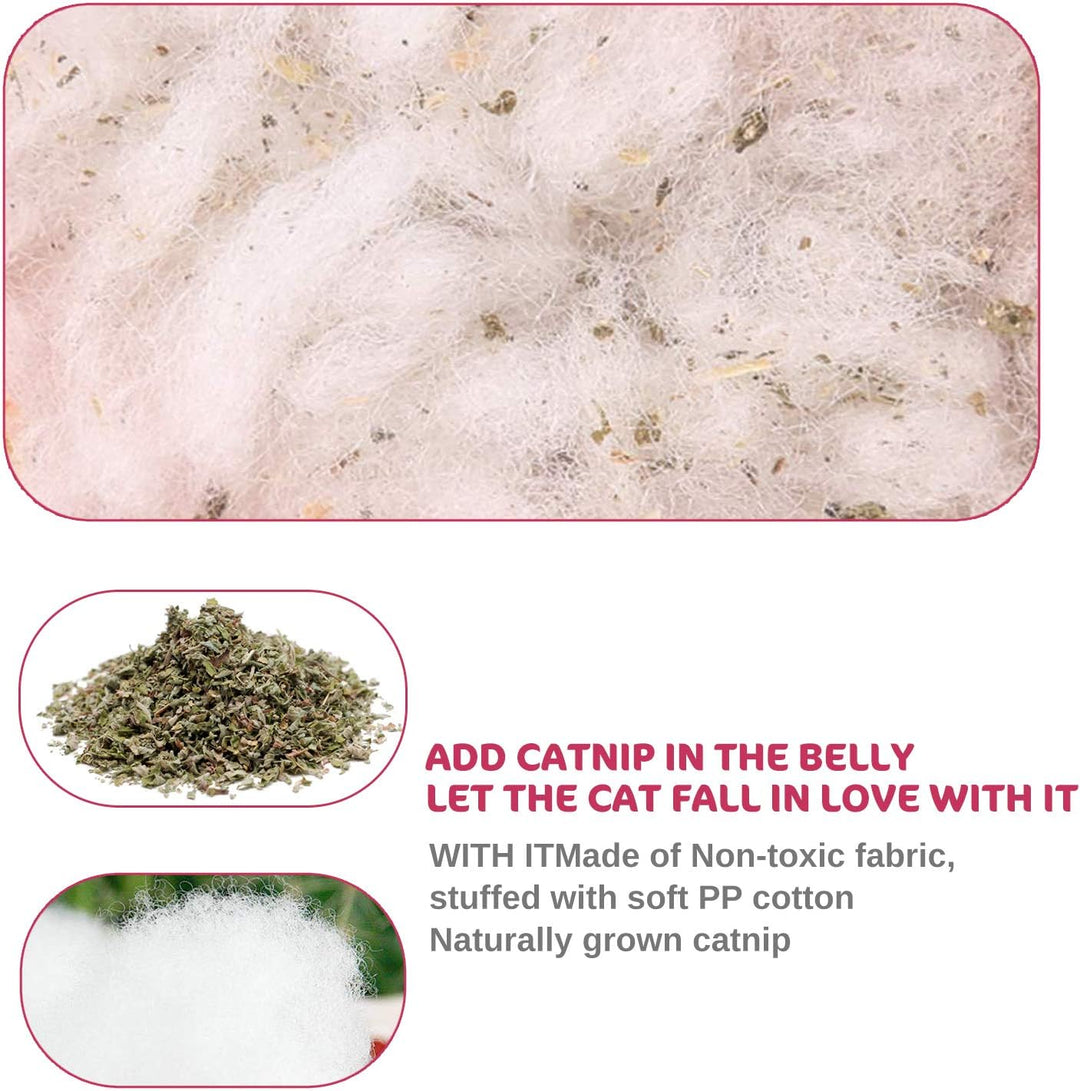 Catnip Mice Toys for Cats - 5 Pack Chew and Teething Toys