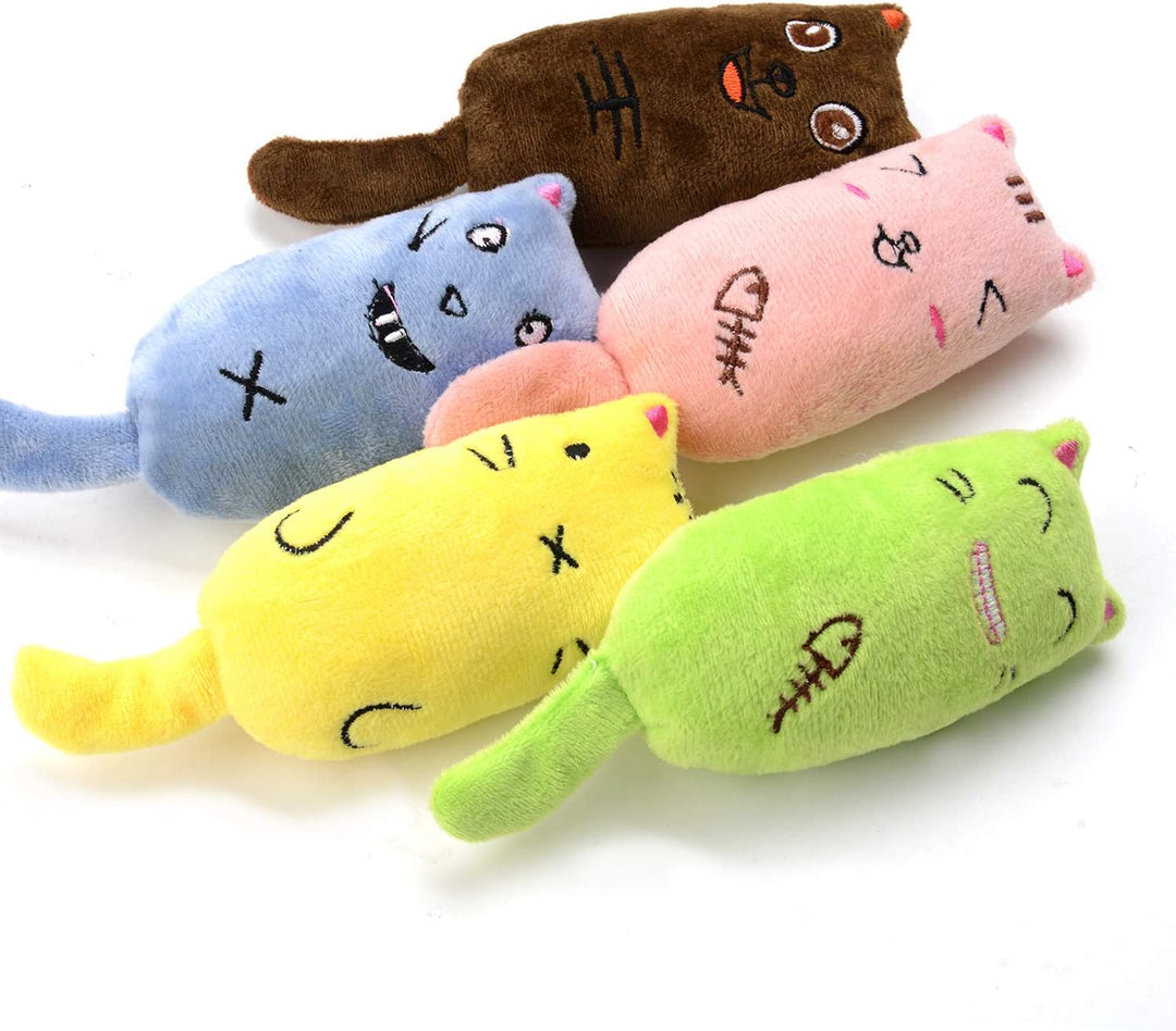 Catnip Mice Toys for Cats - 5 Pack Chew and Teething Toys