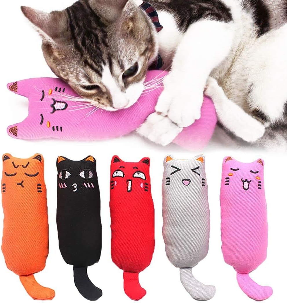 Catnip Mice Toys for Cats - 5 Pack Chew and Teething Toys