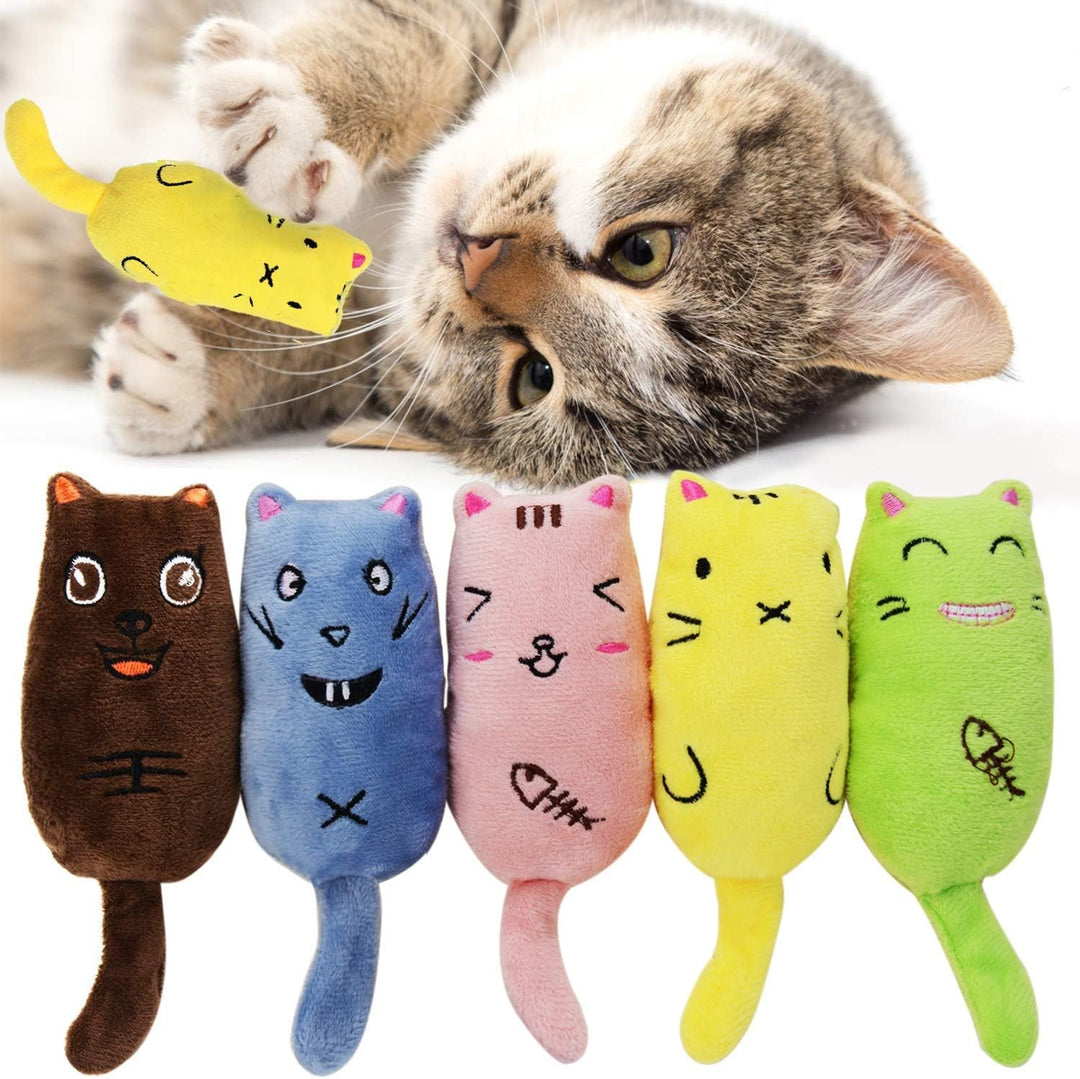 Catnip Mice Toys for Cats - 5 Pack Chew and Teething Toys