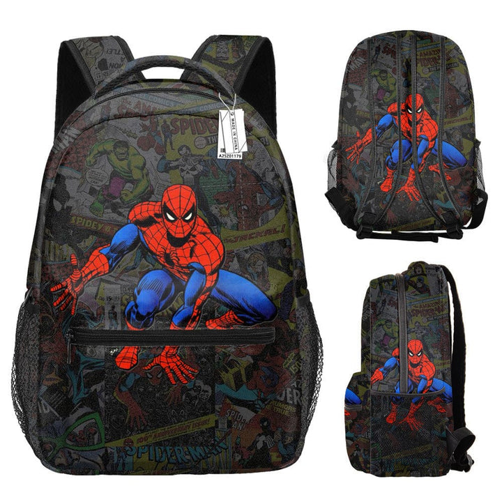 Children's Spiderman School Backpack Superhero Bag for Kids