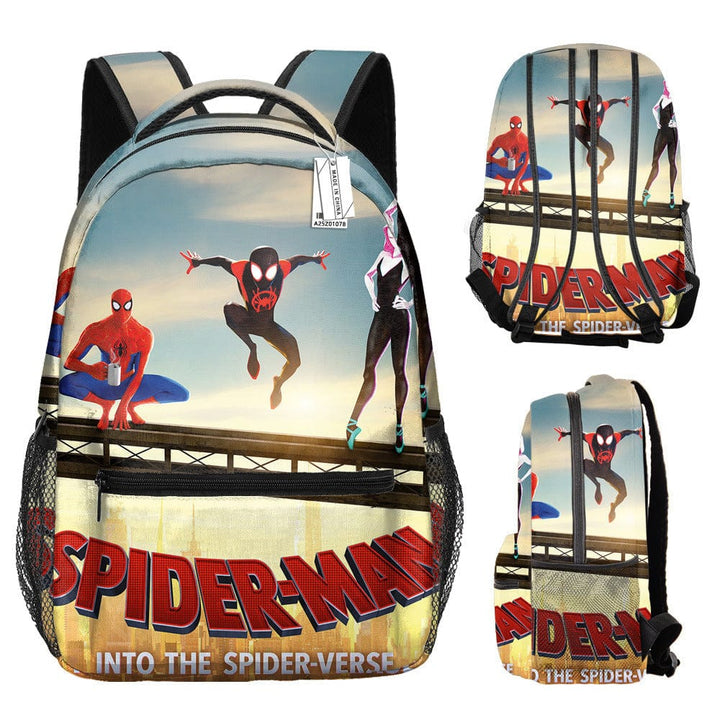 Children's Spiderman School Backpack Superhero Bag for Kids