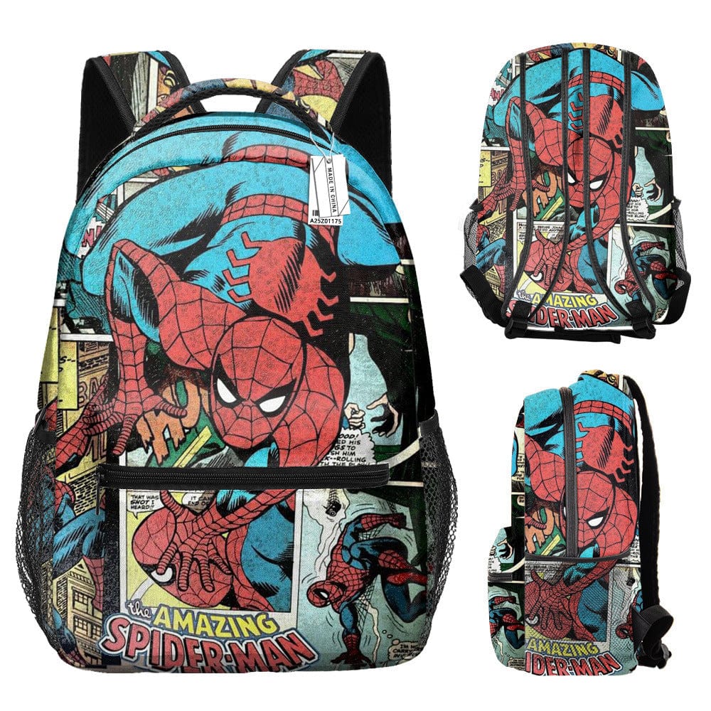 Children's Spiderman School Backpack Superhero Bag for Kids