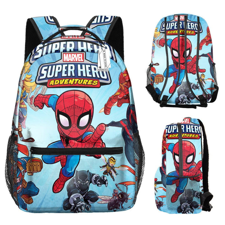 Children's Spiderman School Backpack Superhero Bag for Kids