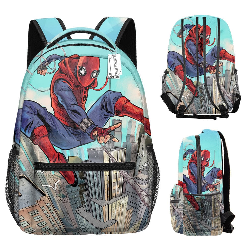 Children's Spiderman School Backpack Superhero Bag for Kids