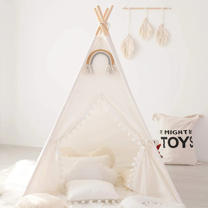 Children's Tipi Play Tent for Indoor and Outdoor Use