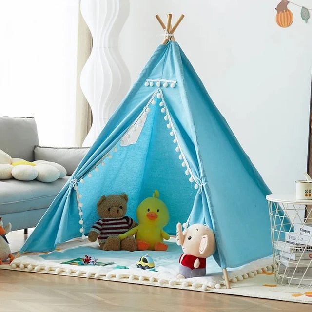 Children's Tipi Play Tent for Indoor and Outdoor Use