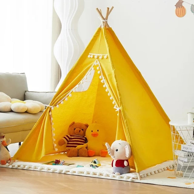 Children's Tipi Play Tent for Indoor and Outdoor Use
