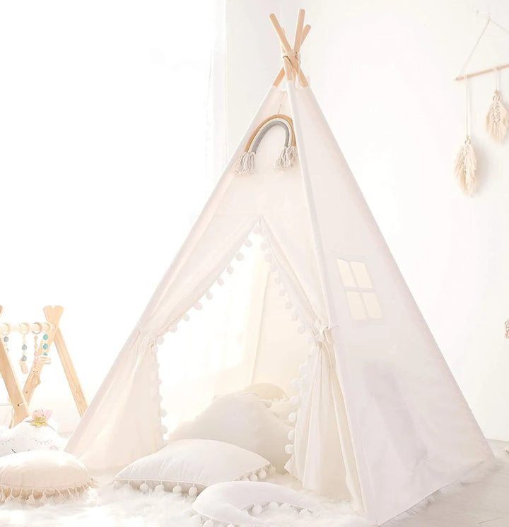 Children's Tipi Play Tent for Indoor and Outdoor Use