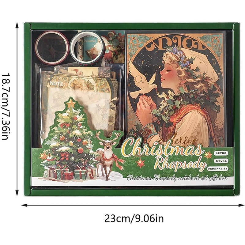 Christmas Scrapbook Stickers and Sticky Notes Set