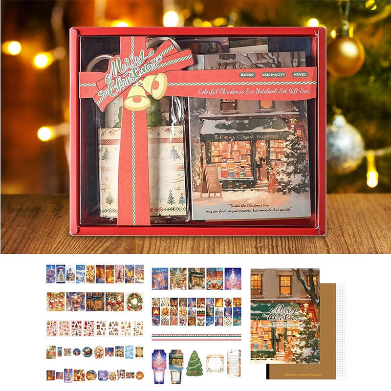 Christmas Scrapbook Stickers and Sticky Notes Set