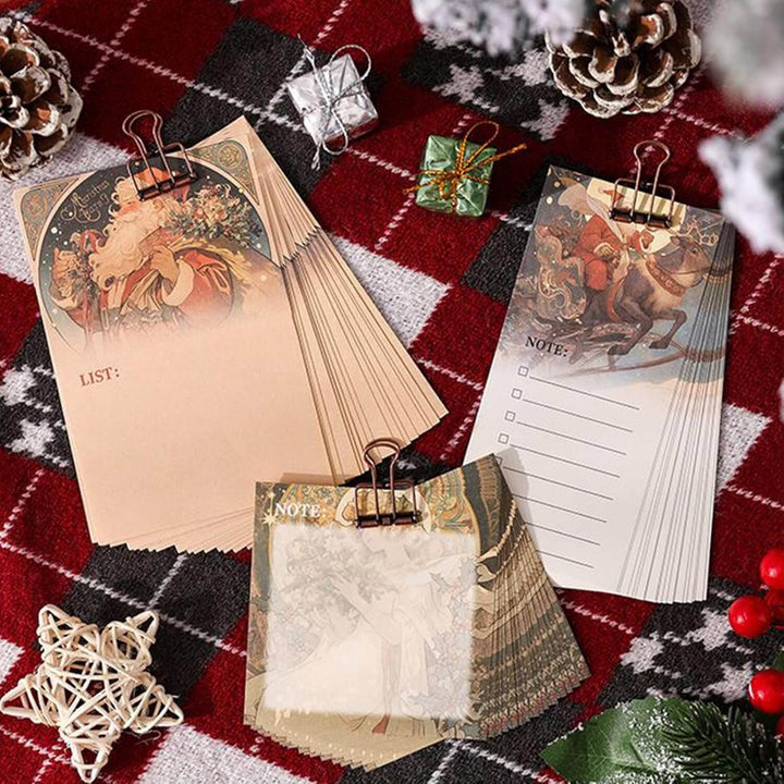Christmas Scrapbook Stickers and Sticky Notes Set