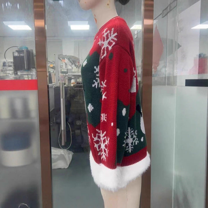 Christmas Sweater Dress for Women Holiday Costume