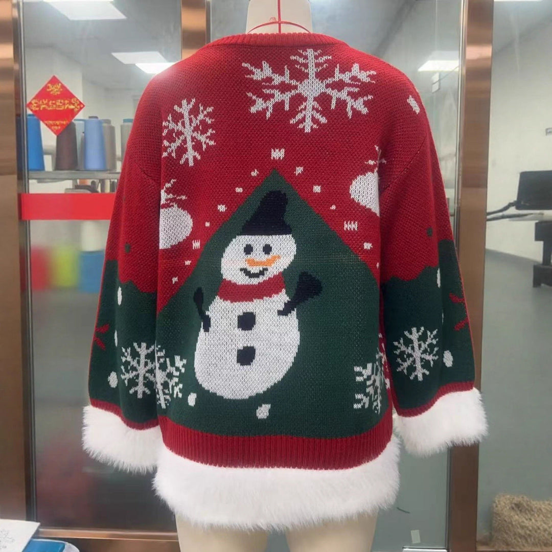 Christmas Sweater Dress for Women Holiday Costume