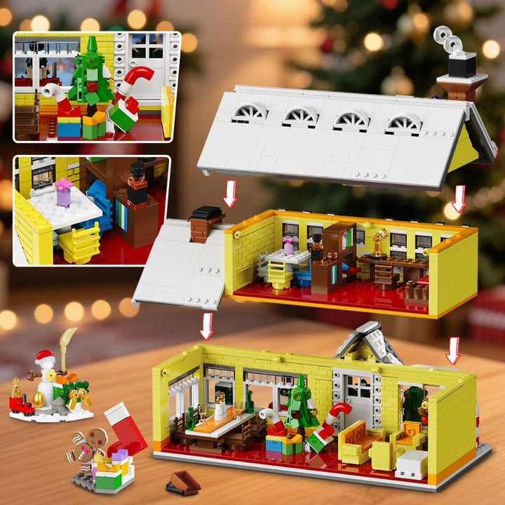 Christmas Village Building Set with Lights