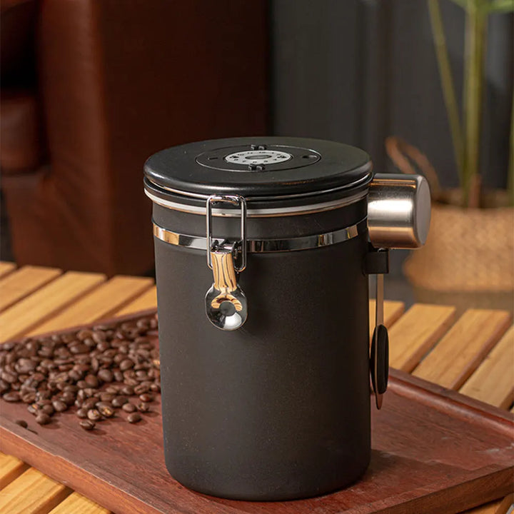 Coffee Storage Canister Stainless Steel Food Container