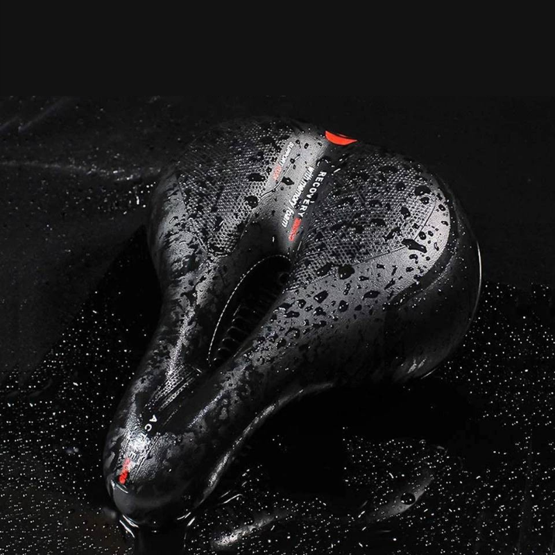 Comfortable Bicycle Seat with Reflector for Safety and Support