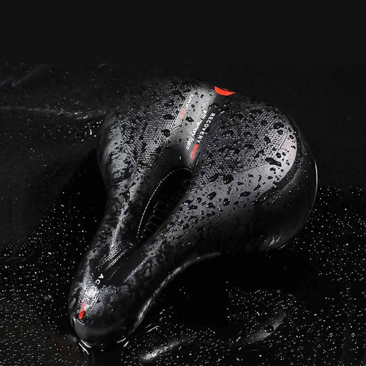 Comfortable Bicycle Seat with Reflector for Safety and Support