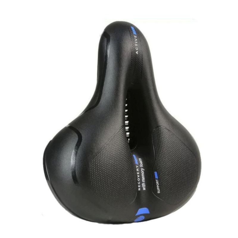 Comfortable Bicycle Seat with Reflector for Safety and Support
