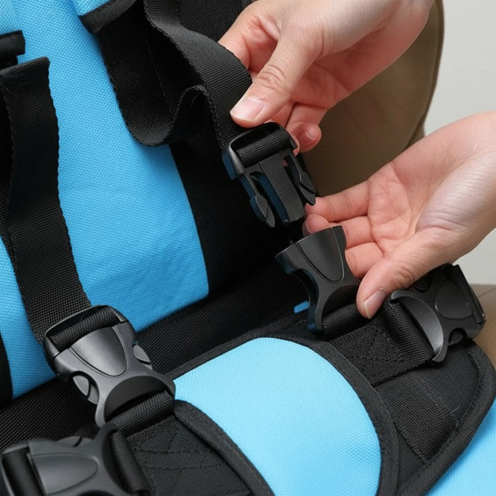 Compact Child Travel Seat for Safe and Convenient Transportation