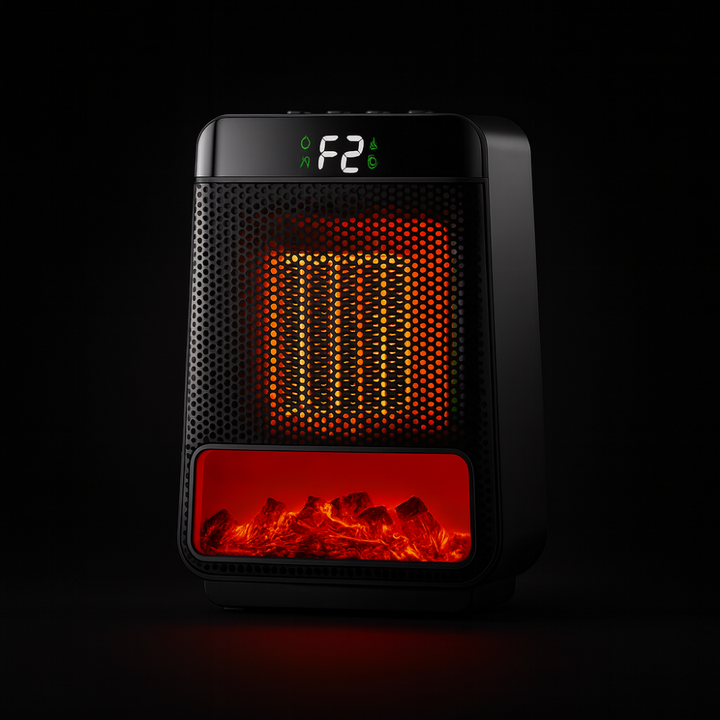 Compact Electric Room Heater Adjustable Energy Efficient