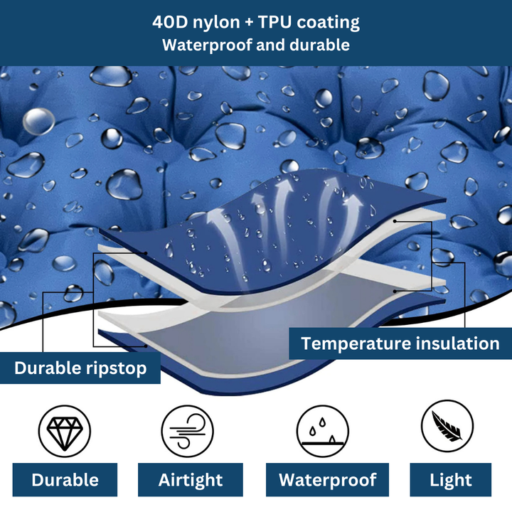 Compact Ultralight Sleeping Pad for Travel and Camping