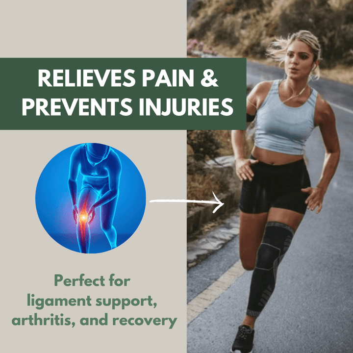 Compression Knee Sleeve Support for Pain Relief and Stability
