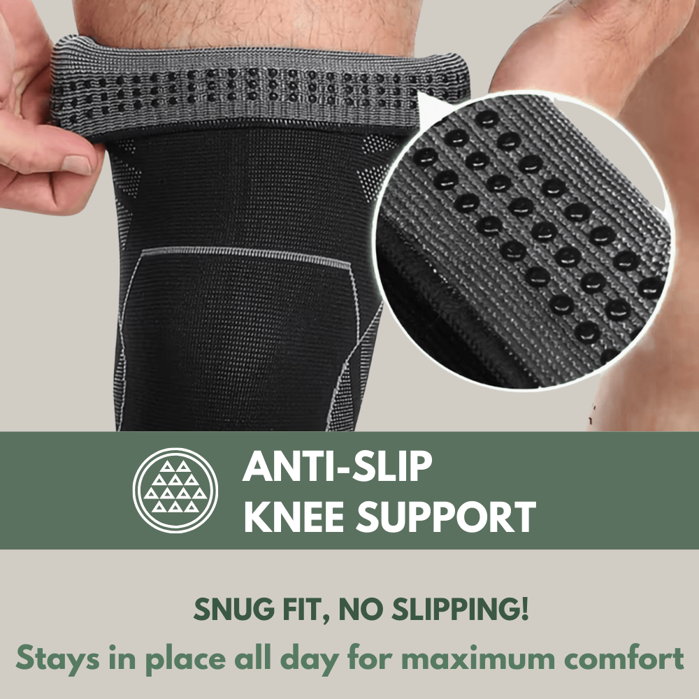 Compression Knee Sleeve Support for Pain Relief and Stability