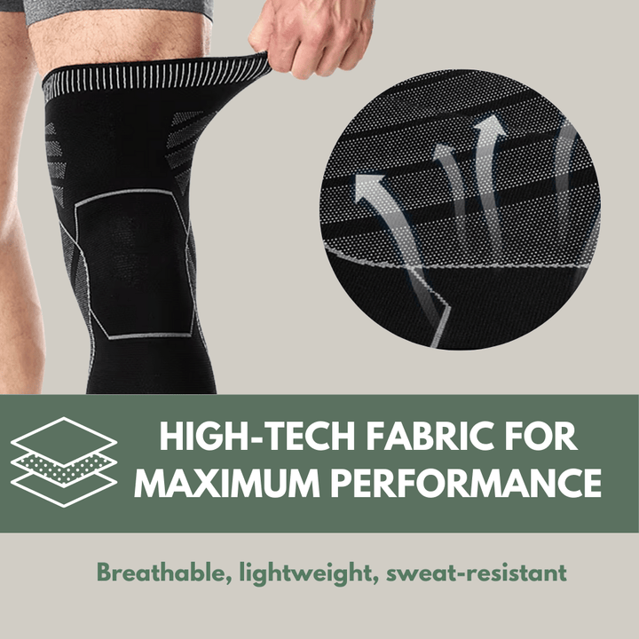 Compression Knee Sleeve Support for Pain Relief and Stability