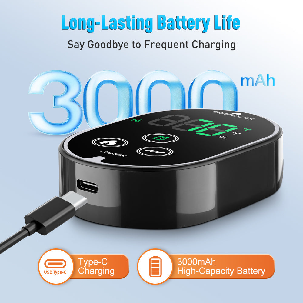 Cordless 4-in-1 Massage Pad for Elbow, Knee, Foot, Ankle Relief