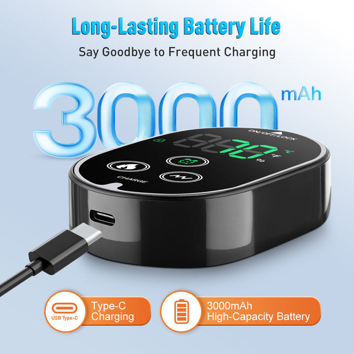 Cordless 4-in-1 Massage Pad for Elbow, Knee, Foot, Ankle Relief