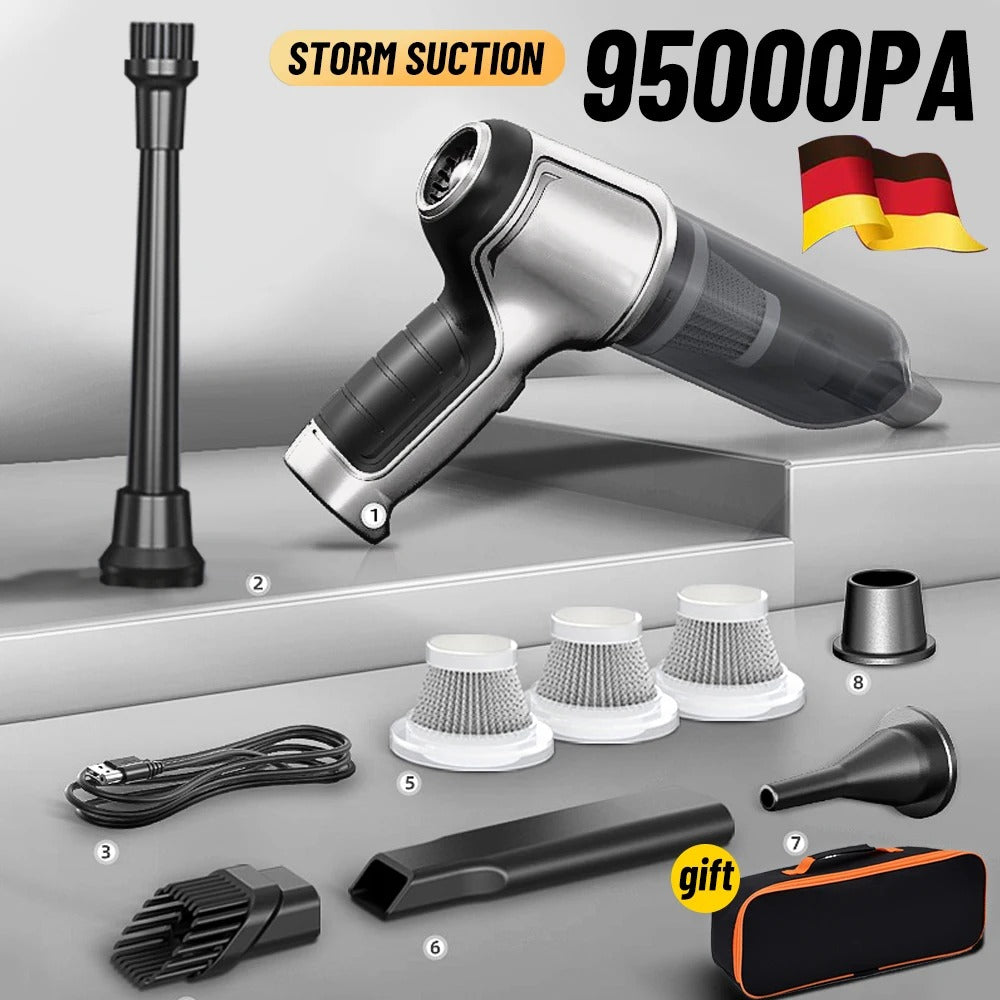 Cordless Car Vacuum Cleaner with Accessories Kit
