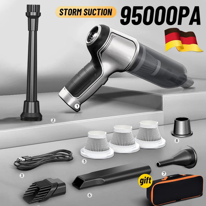 Cordless Car Vacuum Cleaner with Accessories Kit