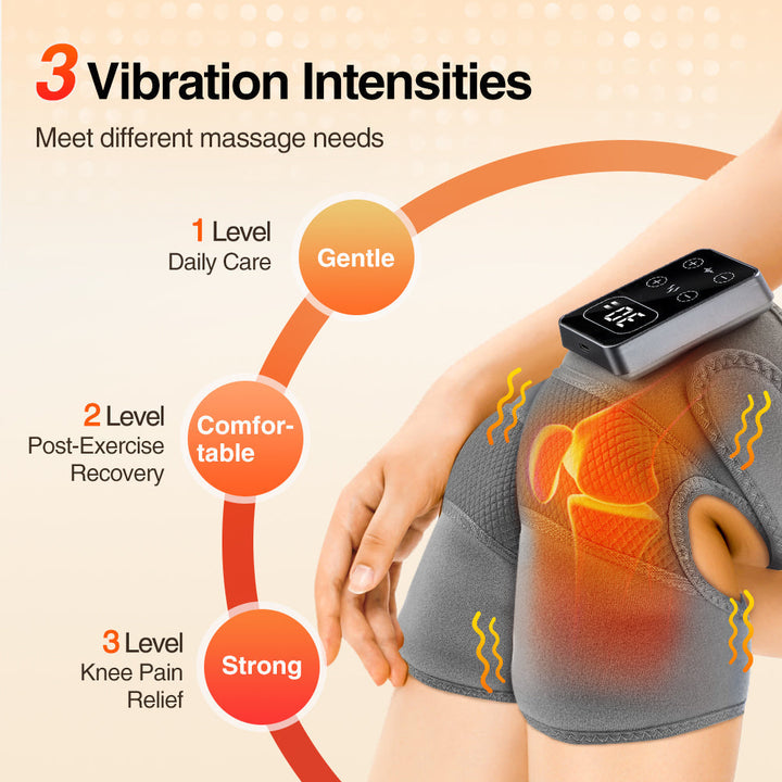 Cordless Electric Knee Massager for Pain Relief and Relaxation