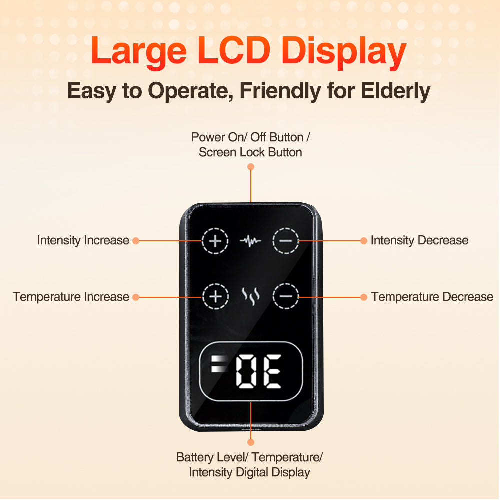 Cordless Electric Knee Massager for Pain Relief and Relaxation