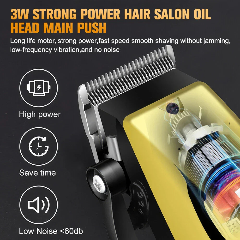 Cordless Hair Clipper and Beard Trimmer Grooming Kit for Men
