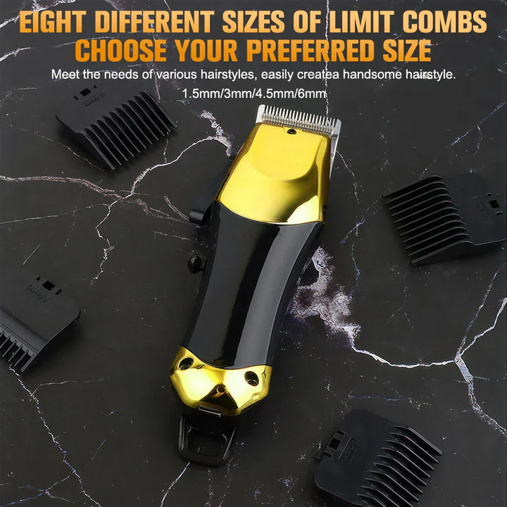 Cordless Hair Clipper and Beard Trimmer Grooming Kit for Men