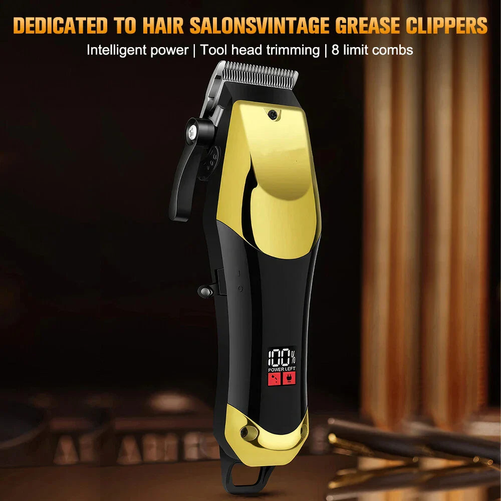 Cordless Hair Clipper and Beard Trimmer Grooming Kit for Men
