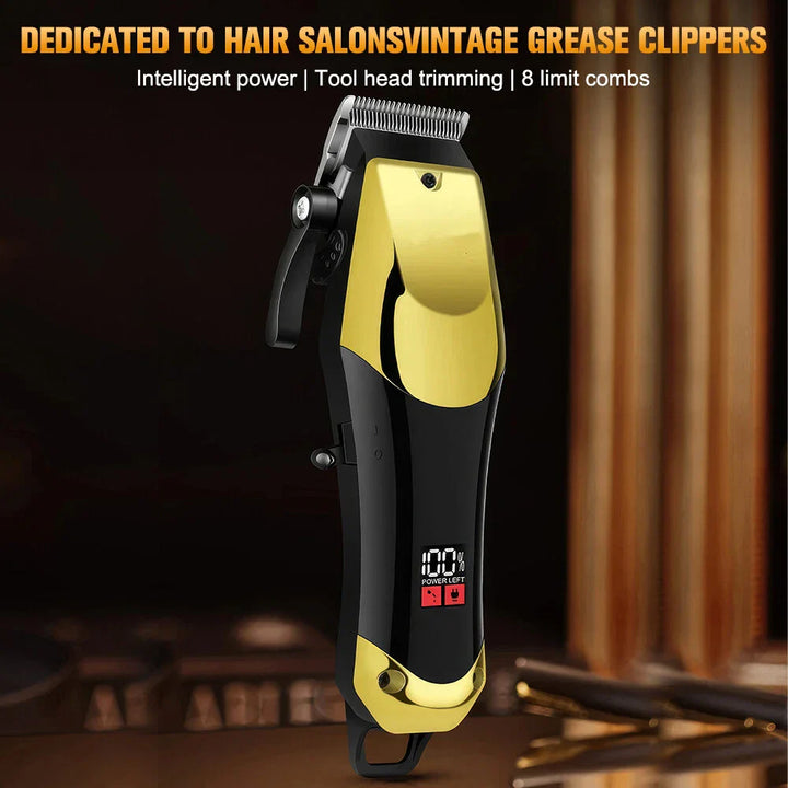 Cordless Hair Clipper and Beard Trimmer Grooming Kit for Men