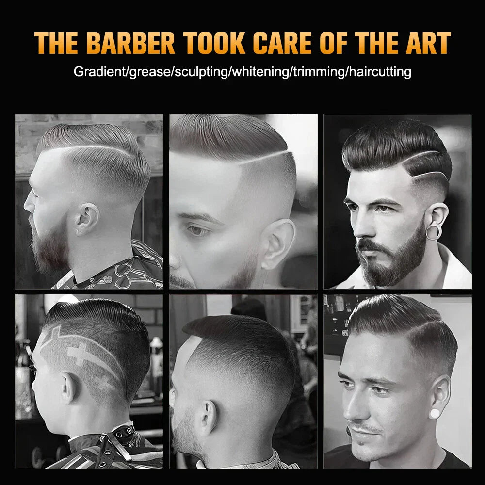 Cordless Hair Clipper and Beard Trimmer Grooming Kit for Men