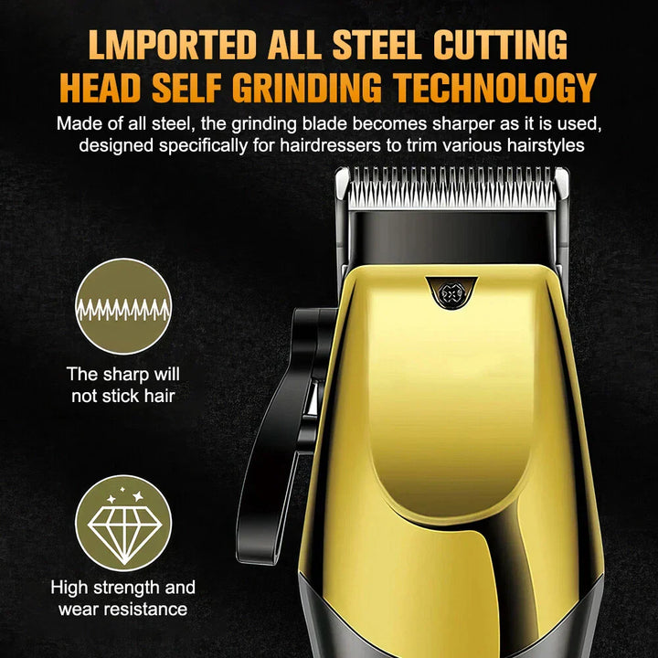 Cordless Hair Clipper and Beard Trimmer Grooming Kit for Men