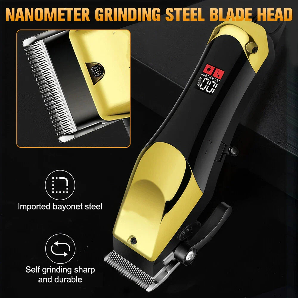 Cordless Hair Clipper and Beard Trimmer Grooming Kit for Men