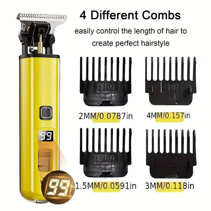 Cordless Hair Clippers for Professional Grooming and Trimming