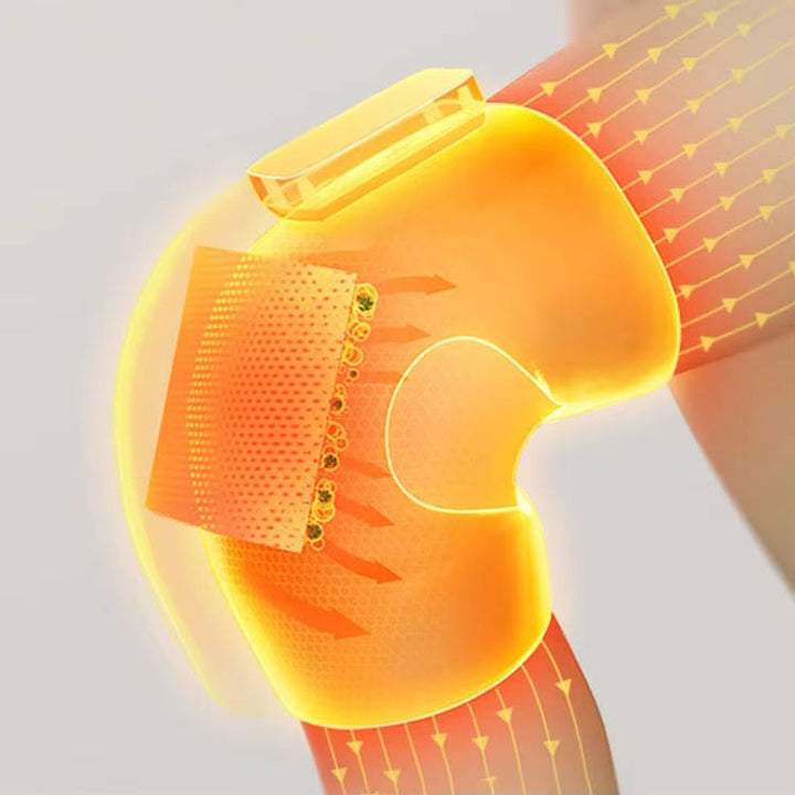 Cordless Knee Massager with Heat and Vibration Therapy