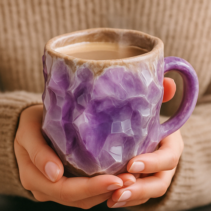 Crystal Stone Coffee Mug