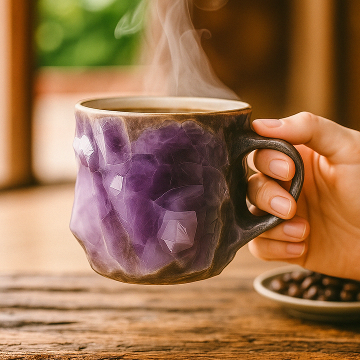 Crystal Stone Coffee Mug