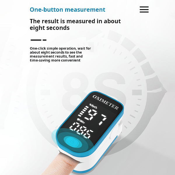Digital Pulse Oximeter Blood Oxygen Saturation Monitor