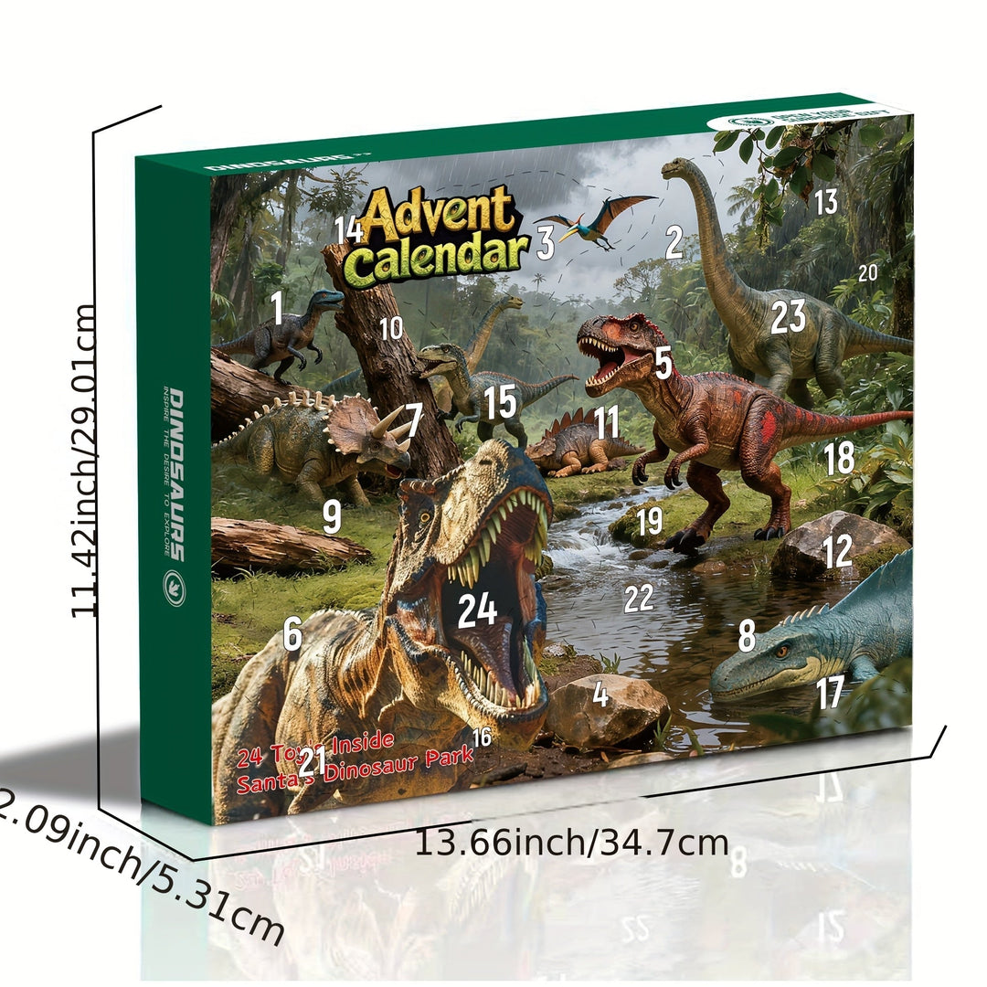 Dinosaur Advent Calendar with 24 Gift Figures for Kids