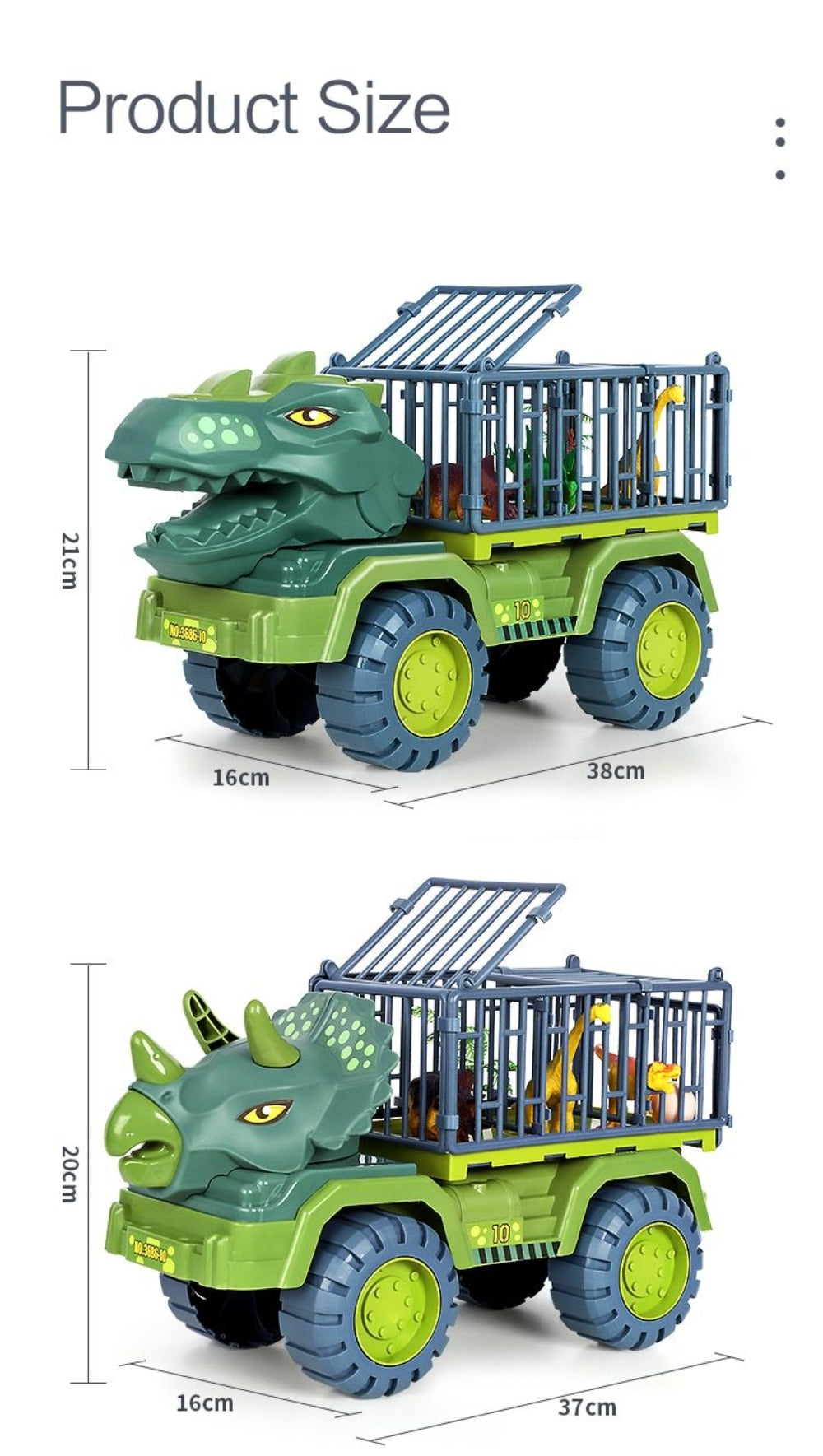 Dinosaur Excavator Truck Toy Set for Kids